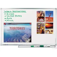 Legamaster Professional Whiteboard Wandmontiert Magnetisch Emaille Einseitig 90 (B) x 60 (H) cm
