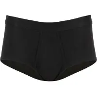 Trigema Slip "Slip Feinripp im Doppelpack", Herren, Gr. 9, 2 Stk., schwarz, 100% Baumwolle (Bio-Baumwolle kbA), Unterhosen Slip