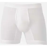 Trigema Schlüpfer "Unterhose Feinripp im Doppelpack", Herren, Gr. 7, 2 Stk., weiß, 100% Baumwolle (Bio-Baumwolle kbA), Unterhosen Schlüpfer