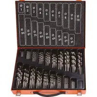 Projahn Spiralbohrer-Set ECO, HSS-G, 170-teilig, Ø 1-10 mm / 0,5 mm Schritte, im Bohrer-Magazin