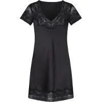 Lingadore Night Nachtkleid Delicate Black | Grösse: XS | Farbe: Schwarz