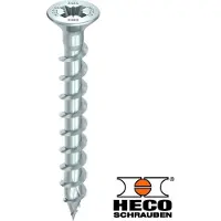 Heco TOPIX-plus 4,5 x 40, Beschlagschraube, Senkkopf, VVG, A3K, 500-Stück - 62050