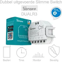 Sonoff Intelligenter Wifi-schalter Dual R3 Intelligente Controller