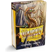 Asmodee ART11116 - Matt - Kupfer Japanische Grösse(60), Schutzhülle für Karten