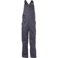Dassy Dakota Brandverzörgernde Latzhose mit Kniepolstertaschen - schwarz - 48+5cm