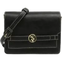 U.S. POLO ASSN. Umhängetasche Argentario Flap Crossbody Bag Black schwarz
