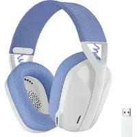 Logitech G G435, Kabellos, 20 - 20000 Hz, Gaming, 165 g, Kopfhörer, Weiß, Lila