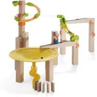 Haba Marble Run Starter Set Funnel Jungle 302945 Magnetisches Spiel