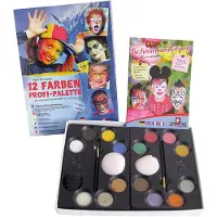 EULENSPIEGEL 12 Farben Profi Schmink-Palette