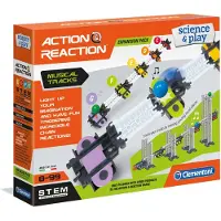 Clementoni Action & Reaction Musical Tracks, Technik-Bausatz, Junge/Mädchen