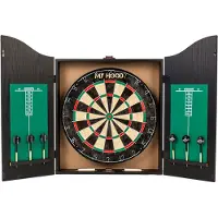 My Hood - Dart Center Pro, Dartscheibenschrank, Schwarz, Grün, Rund, 530 mm, 500 mm, 8,5 cm