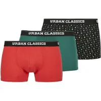 Urban Classics Boxershorts "Herren Organic X-Mas Boxer Shorts 3-Pack" 1 Stk.