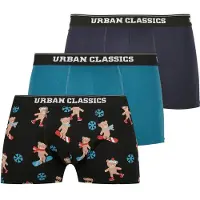 Urban Classics Organic X-Mas Boxer Shorts 3-Pack