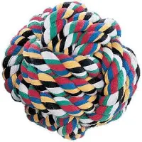 Nobby Hunde-Spielzeug Knotenseil-Ball, Mehrfarbig