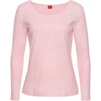 s.Oliver Pyjamaoberteil aus Ajour-Strick