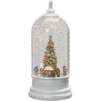 Konstsmide Water Lantern Xmas Market, Leichte Dekorationsfigur, Weiß, Kunststoff, Universal, IP20, 5 h