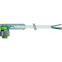 Murr Elektronik M12 Bu. gew. mit LED freiem Leitungsende PUR-OB 4x0.34 UL, CSA + schleppk. 5m