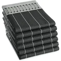 DDDDD Geschirrtuch Jules Anthracite (6er Set)