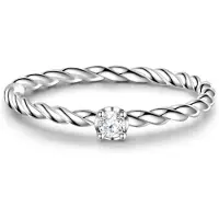 Glanzstücke Damen Sterling Silber Zirkonia silber - 23796
