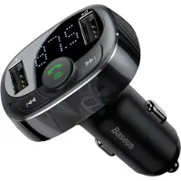 Baseus CCTM-01, Digital, FM, 87,5 - 108 MHz, LED, Zigarettenanzünder, Micro-USB B, USB Typ-A
