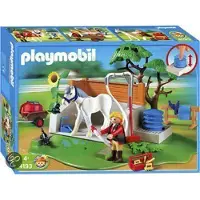Playmobil Horse Washing Station, 3 Jahr(e), Kunststoff, Multi