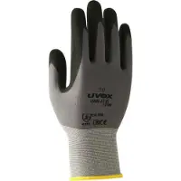 Uvex unilite 7700 Montagehandschuh mit Strickbund grau/schwarz 9 - 6058509 - grau/schwarz