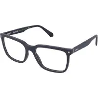Polaroid PLD D436 Herren-Brille inkl. Gläser Vollrand Quadratisch Kunststoff-Gestell 55/17/145, blau