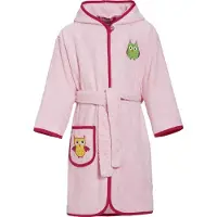 Playshoes Bademantel Eulen rosa Junior Größe 110/116