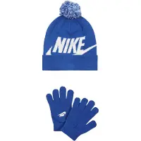 Nike Kids Mütze/Handschuhe - Strick - Swoosh - Game Royal - - One Size - Mützen
