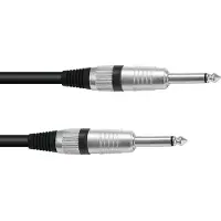 Omnitronic Klinkenkabel 6,3 mono 6m sw ROAD