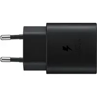 Samsung Original Fast Charging Adapter USB-C Oplader in Fabrikverpackung - 25 Watt - Schwarz