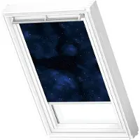 Velux Verdunkelungsrollo Kids Universum manuell Rahmen weiß DKL SK06 4653SWL