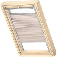 Velux Plissee-Faltstore manuell leinen uni FHL PK08 1275S