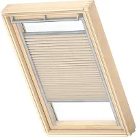 Velux Plissee-Faltstore manuell champagner uni FHL P04 1283S