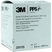 3M PPS Serie 2.0 Becher, Klein, ca. 170ml, (Pack=4Stück) 26115