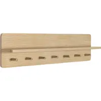 Hubsch Space Garderobenständer Large Natur - , Space Large, Holz, für Flurbereich, Holz