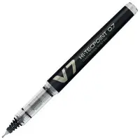 Pilot Begreen V7 Hi-Tecpoint Refillable Pen - Black (Pack of 10) Medium 108100101