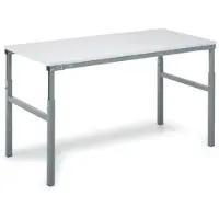 Treston Arbeitstisch TP515, ESD, höhenverstellbar, 150 x 65-90 x 50cm, Melamin, für Werkstatt