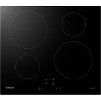 Samsung NZ64M3NM1BB, Schwarz, Integriert, Zonen-Induktionskochfeld, Glaskeramik, 4 Zone(n), 4 Zone(n)