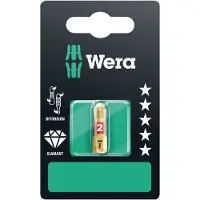Wera 851/1 BDC SB, 1 Stück(e), Hex (metrisch), Phillips, 2 mm, 2,5 cm, 25,4 / 4 mm (1 / 4 Zoll), Hexagonal