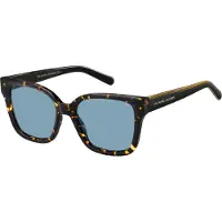 Marc Jacobs Square Womens Havanna Schwarz Blau Avio Sonnenbrille