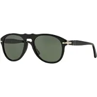 Persol Aviator Mens Schwarz Grün Sonnenbrille