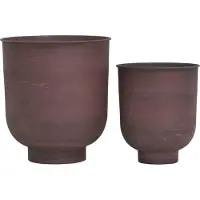 House Doctor Vig Blumentopf-Set verbrannt Henna