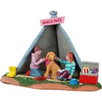 Lemax - Girls Backyard Camping