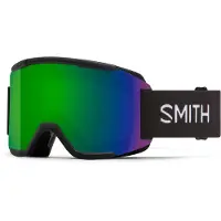 Smith Skibrille Squad Black / ChromaPop Everyday Green Mirror / Yellow