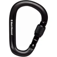 Black Diamond Pearlock Snap Hook Schwarz