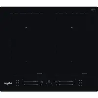Whirlpool WL S1360 NE, Schwarz, Integriert, 59 cm, Zonen-Induktionskochfeld, Glaskeramik, 4 Zone(n)