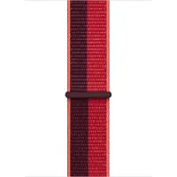 Apple Sport Loop Armband für Watch | 44/45/46/49 mm - Black / Red