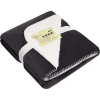 James & nicholson Velours Decke JN955 anthracite/natural one size