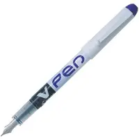 Pilot Einweg-Fllhalter V-Pen, Federbreite: 0,5 mm, violett